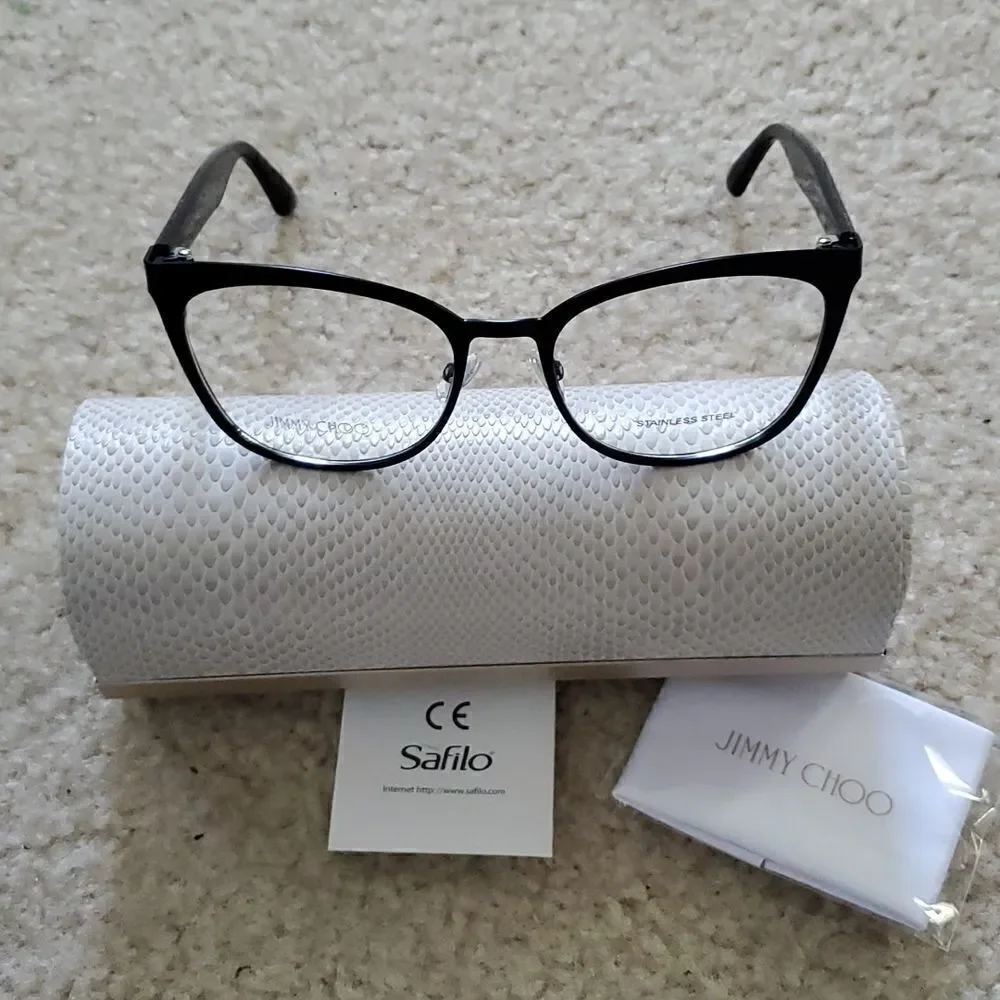 JIMMY CHOO Women's Square 53mm Optical Frame